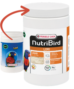 NEW NUTRIBIRD LORY POLVERE 700GR   2 CONFEZIONI DA 700GR