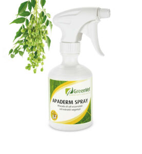 GREENVET APADERM SPRAY 300ML NO GAS  PER CANI,GATTI ,VOLATILI, CONIGLI