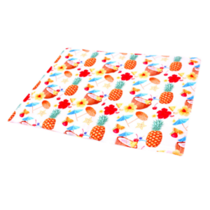 Tappetino rinfrescante per cani e gatti  mod cocKtail mis 90x50cm
