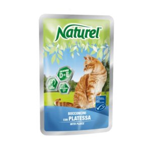 NATUREL CAT 100GR BUSTA  BOCCONCINI IN SALSA GUSTI VITELLO/PLATESSA  8PZ