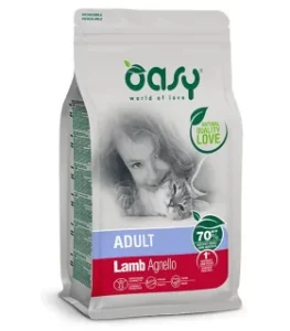 CROCCHETTE OASY CAT AGNELLO 1,5KG ( OFFERTA 2 CONFEZ DA 1,5KG)