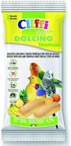 CLIFFI DOLCINO PER UCCELLI TROPICALE 35 GR 5 BISC. IMBALLO DA 5 CONFEZIONI