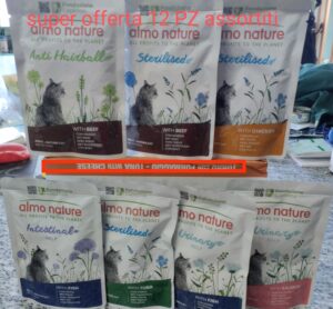 ALMO NATURE CAT 70 GR FUNZIONALI GUSTI MIX 14 PZ ASSORTITI
