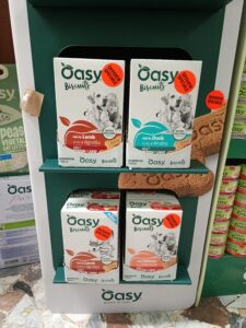 OASY DOG  MEDIUM LARGE BISCUITS MONOPROTEIN 400GR GUSTI ASSORTITI 4 CONFEZIONI